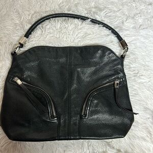 B Makowsky Leather Shoulder Bag